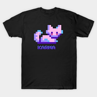 Karma - Pink Cat T-Shirt